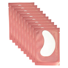 VEYES INC patch hydrogel rose dans sa boîte, prête pour préparer la pose des extensions cils.