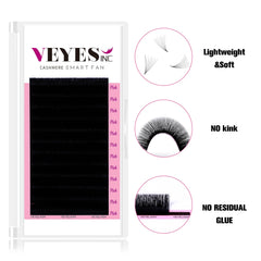 VEYES INC extensions cils cashmere 0-05-cc-13mm pour un effet plus dense.