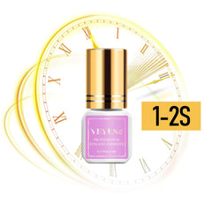 Colle VEYES INC, visuel de séchage rapide 1-2 s, efficacité au salon.