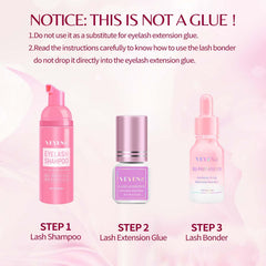 Application on lashes demonstrating quick hold without heavy fumes.