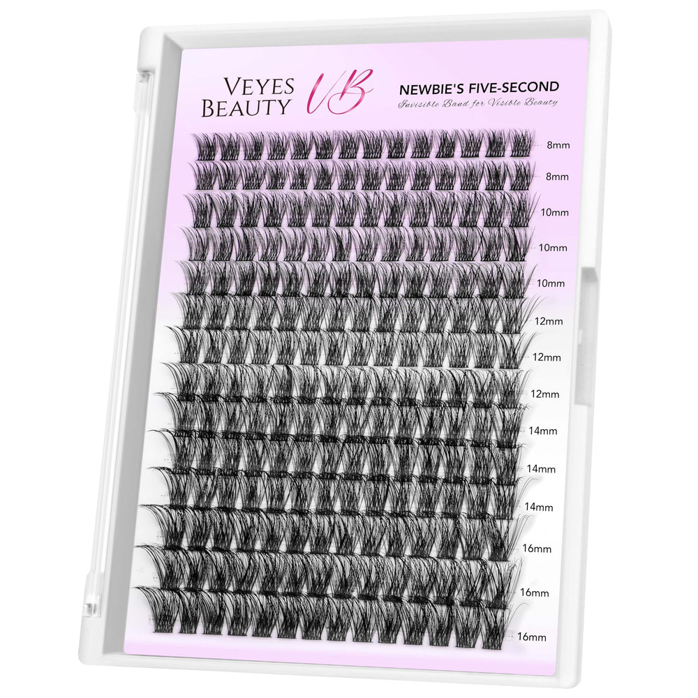 VEYESBEAUTY cils-ensembles bande-invisible pour un regard naturel et rapide