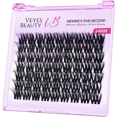 VEYESBEAUTY extensions cils 3D duveteux, regard étoffé et léger.