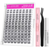 VEYESBEAUTY Crown Lash Clusters Kit: présentation du kit pour un regard royal et durable.