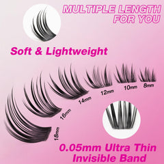 VEYESBEAUTY grappes de cils application à domicile pratique pour débutants.