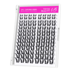 Extensions en grappes VEYESBEAUTY, bande invisible, 8–18 mm, pour un regard discret et volumineux.
