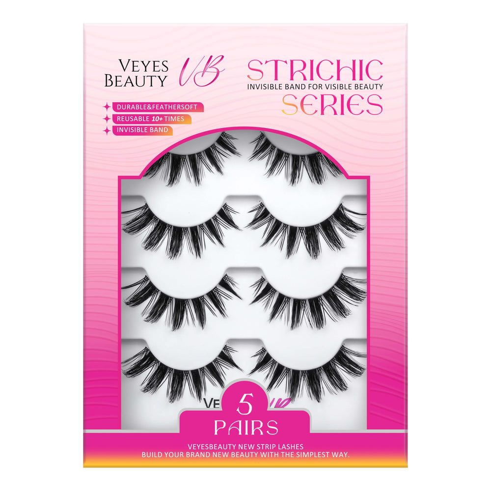 VEYESBEAUTY Manga Lashes: regard effet mouillé pour glamour durable.
