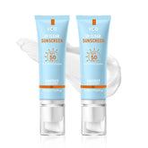 Protection solaire minérale VGO pour le visage, bouteille compacte à emporter.