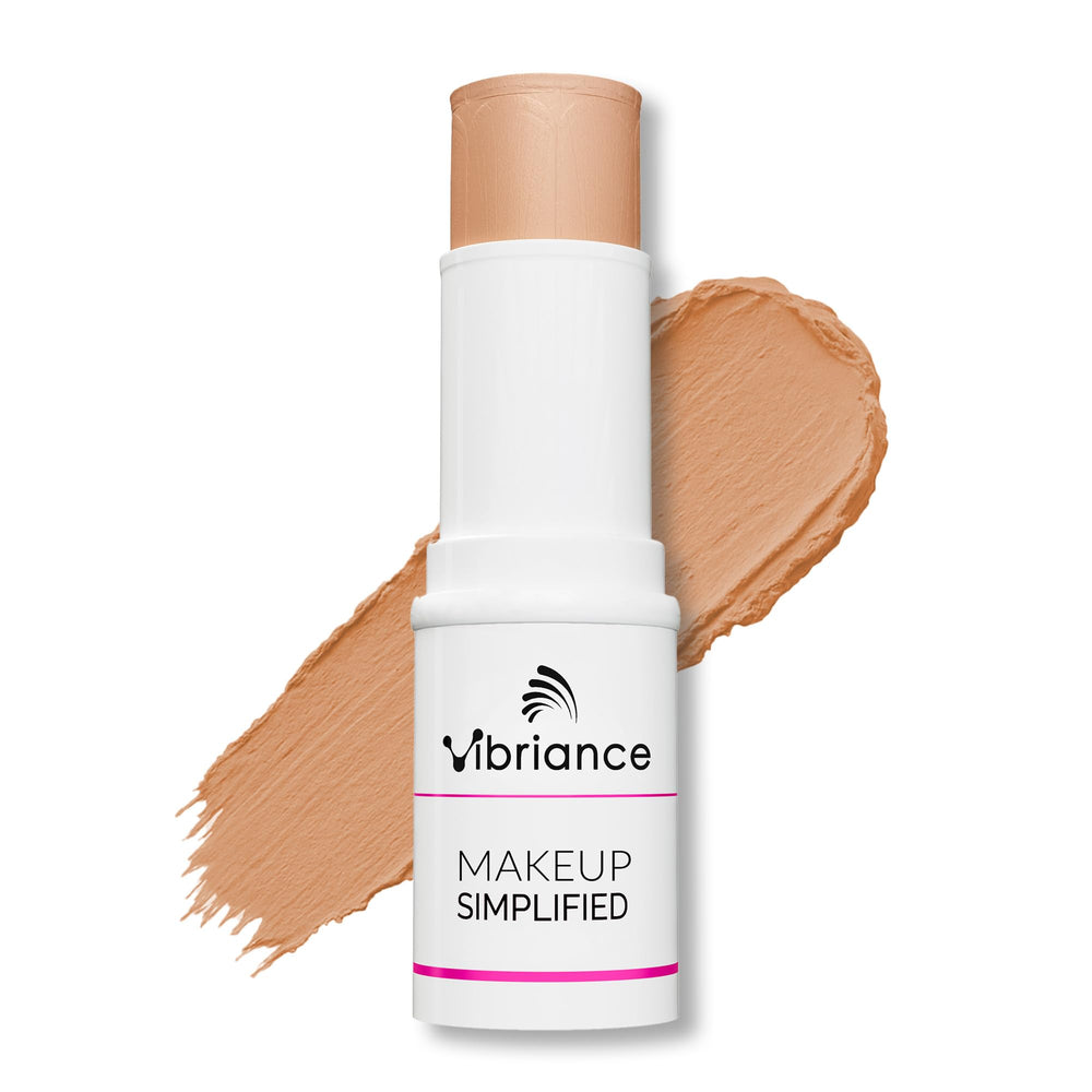 Vibriance bâton teint beige emballage pratique pour une retouche rapide.