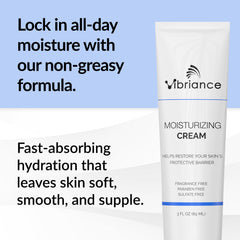 Crème anti-âge Vibriance à absorption rapide pour une peau lumineuse.