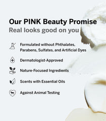 Victoria's Secret Pink Honey Nourishing Gel Body Wash lather on skin for soft nourishment