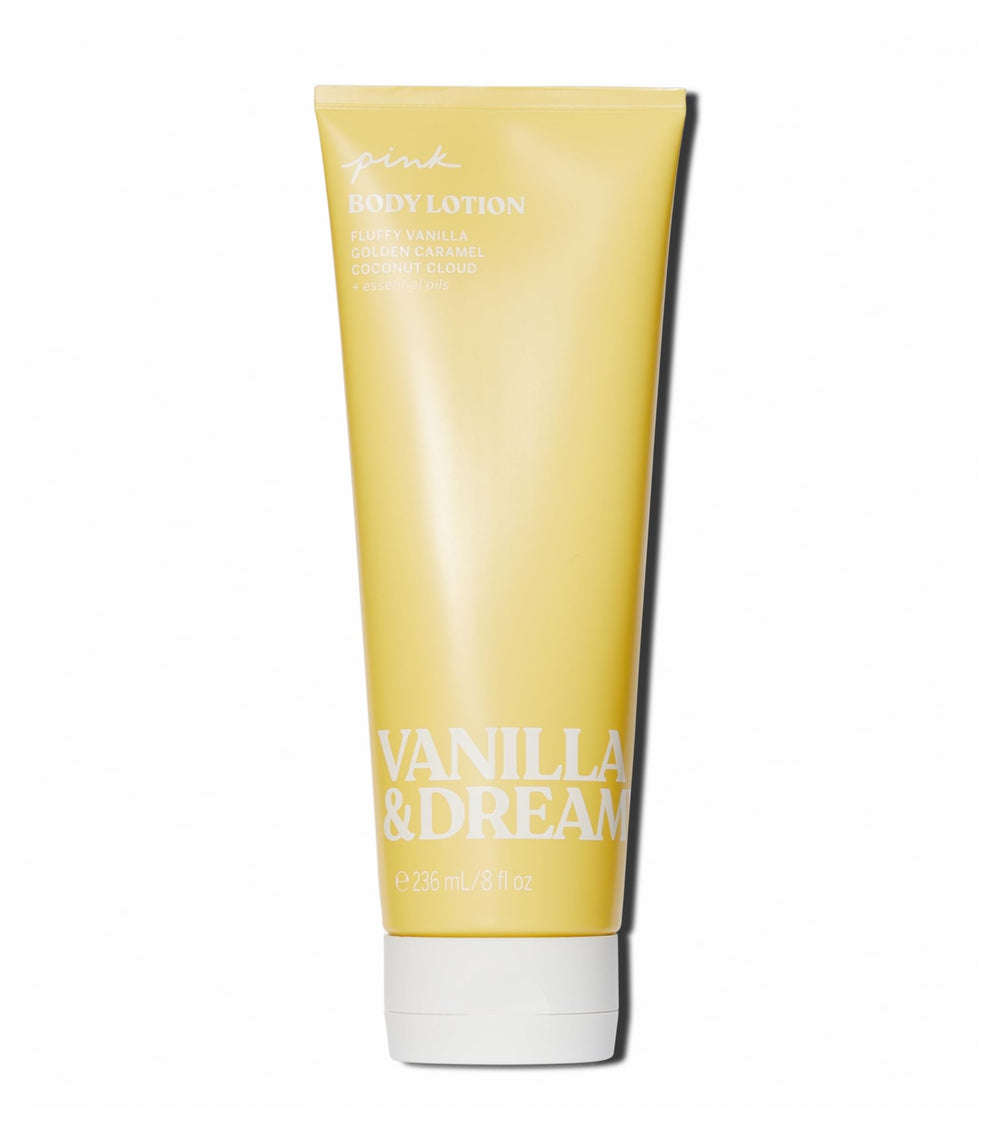 Victoria's Secret PINK lotion vanille-dreamy bouteille, parfum durable et agréable.