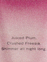 Victoria's Secret Pure Seduction Shimmer lotion texture close-up shows fast absorption for smooth skin.