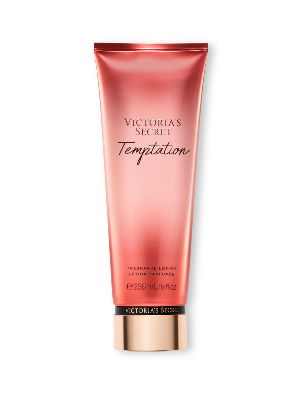 Victoria's Secret Temptation : flacon élégant offrant un parfum durable sur la peau