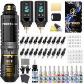 Vidattx Poseidon kit tatouage pen – ensemble complet pour débutants et apprentis, prêt à l'emploi