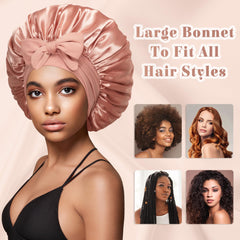 Bonnet VidSel protège-cheveux: convient pour boucles, tresses et cheveux longs.