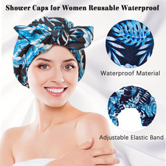 Vidsel cap-douche imperméable et réutilisable pour cheveux.