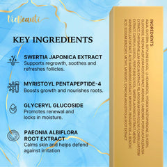 VieBeauti Panax Ginseng, ingrédient végétal nourrissant les sourcils.