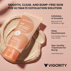 Vigority KP Bump Eraser poudre-noix: exfoliation douce pour peau nette.
