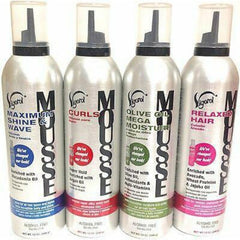 Vigorol Mousse anti-frisottis, contrôle du volume et cheveux faciles à coiffer.
