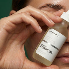 Vihira huile de ricin — compte-gouttes pour application précise