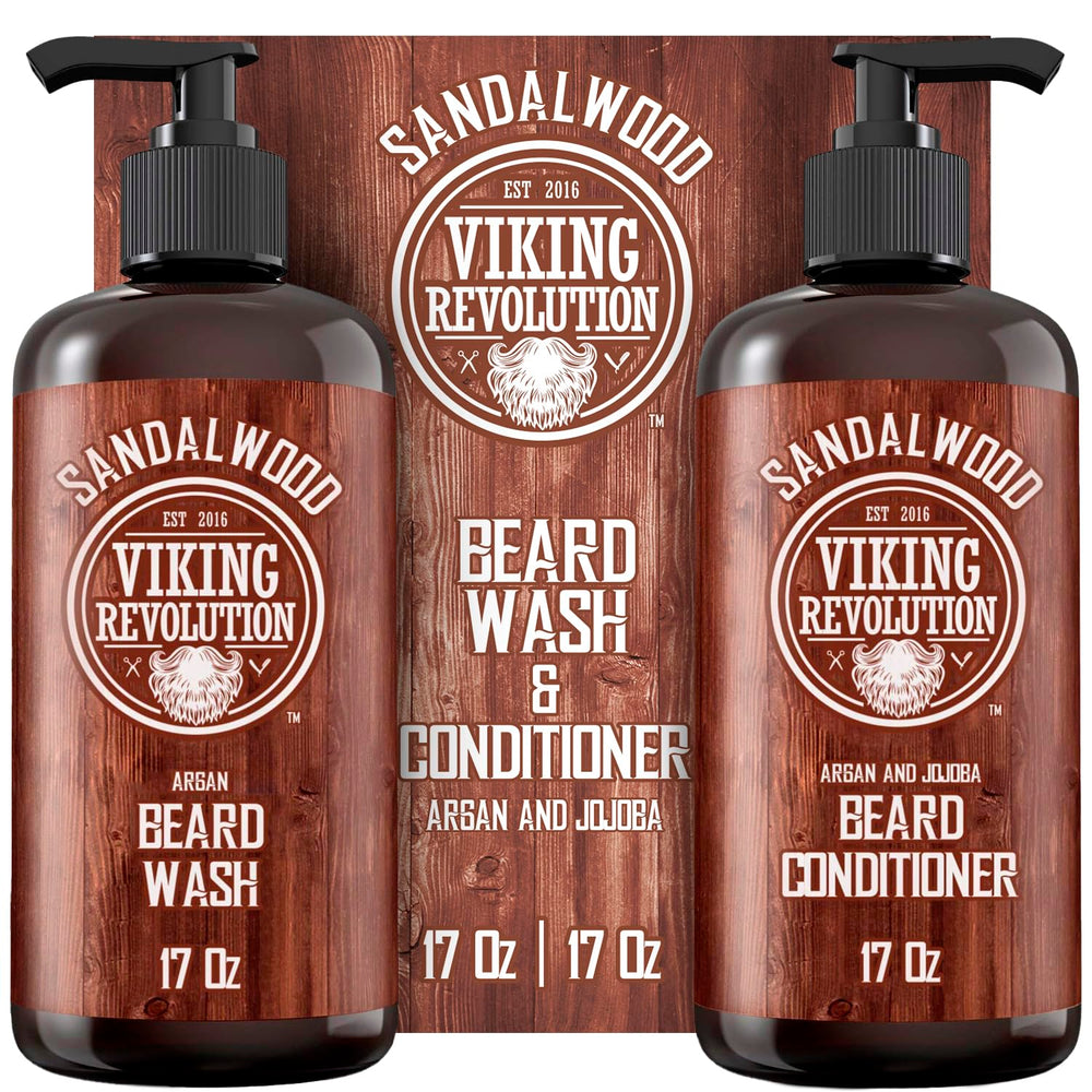 Viking Revolution barbe-lavage-bouteille: nettoyage en douceur et brillance naturelle.