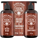 Viking Revolution barbe-lavage-bouteille: nettoyage en douceur et brillance naturelle.