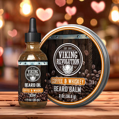Viking Revolution baume-barbe Café et Whisky, maîtrise les frisottis pour un look soigné