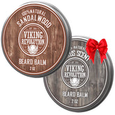 Baume barbe Viking Revolution citrus-santal pour une barbe douce et maîtrisée.
