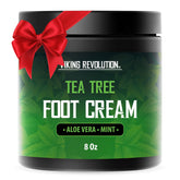 Viking Revolution Crème-pieds-8oz, hydratation durable pour pieds secs.