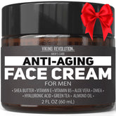 Viking Revolution crème visage homme anti-âge, flacon élégant et hydratation durable.