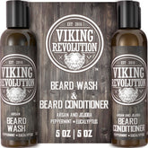 Viking Revolution ensemble soin barbe argan et jojoba, nourrissant et démêlant en douceur.
