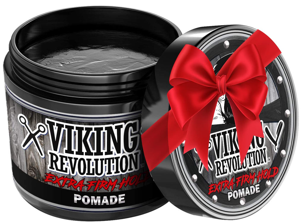 Pommade Viking Revolution Extreme Hold – bouteille, tenue durable et fini brillant pour cheveux