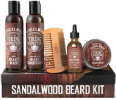 Kit d'entretien barbe Viking Revolution, ensemble pratique pour hydratation quotidienne.
