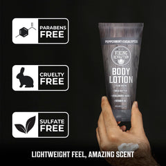 Emballage robuste de la lotion Viking Revolution pour routines quotidiennes