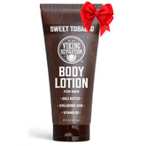 Lotion Viking Revolution tabac doux en bouteille, hydratation durable pour peau masculine