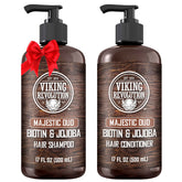 Viking Revolution Majestic Oud Shampoing – flacon élégant, hydratation et fraîcheur.