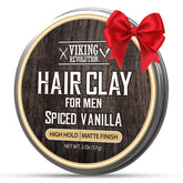 Pâte cheveux Viking Revolution Vanille Épicée offrant une tenue forte sans brillance.