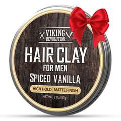 Pâte cheveux Viking Revolution Vanille Épicée offrant une tenue forte sans brillance.