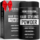 Poudre Viking Revolution pour cheveux, application rapide et efficace.