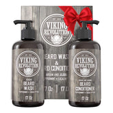 Shampoing barbe Viking Revolution, flacon – nettoyage en profondeur et brillance naturelle.
