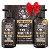 Viking Revolution Shampoing barbe – bouteille, nettoie en douceur et laisse la barbe fraîche.