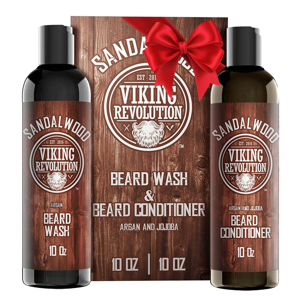 Viking Revolution shampoing barbe en flacon, nettoyage en profondeur et parfum naturel.