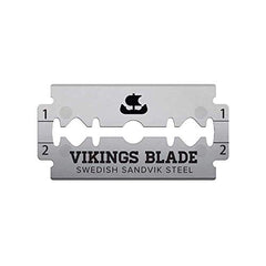 Lames Vikings Blade en acier suédois et platine pour une coupe nette et durable.