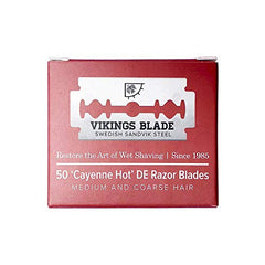 Lames semi-agressives Vikings Blade offrant contrôle et confort lors du rasage.