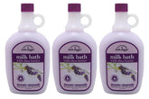 Village Naturals Therapy bain lait lavande, texture douce et hydratante