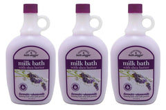 Village Naturals Therapy bain lait lavande, texture douce et hydratante