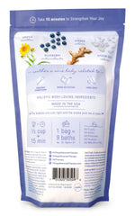 Village Naturals Therapy Comfort Bath Soak : bulles généreuses dans la baignoire.