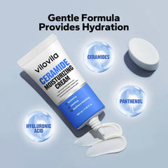ViloVila Creme Visage Ceramide - flacon pompe pratique pour une routine quotidienne