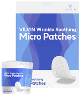 Patchs microdart Vilvin autour des yeux pour hydratation et lissage.