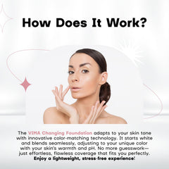 Vima Cosmetics: texture légère qui glisse facilement sur la peau.